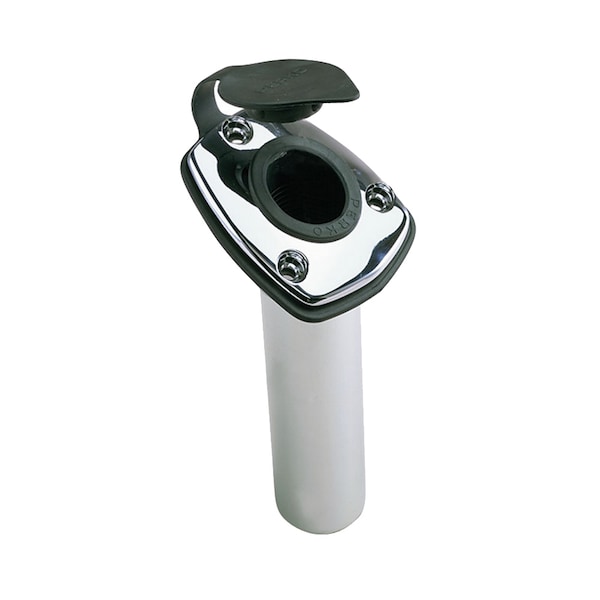 Flush Mount Angled Rod Holder 65 Degrees Cp Zinc